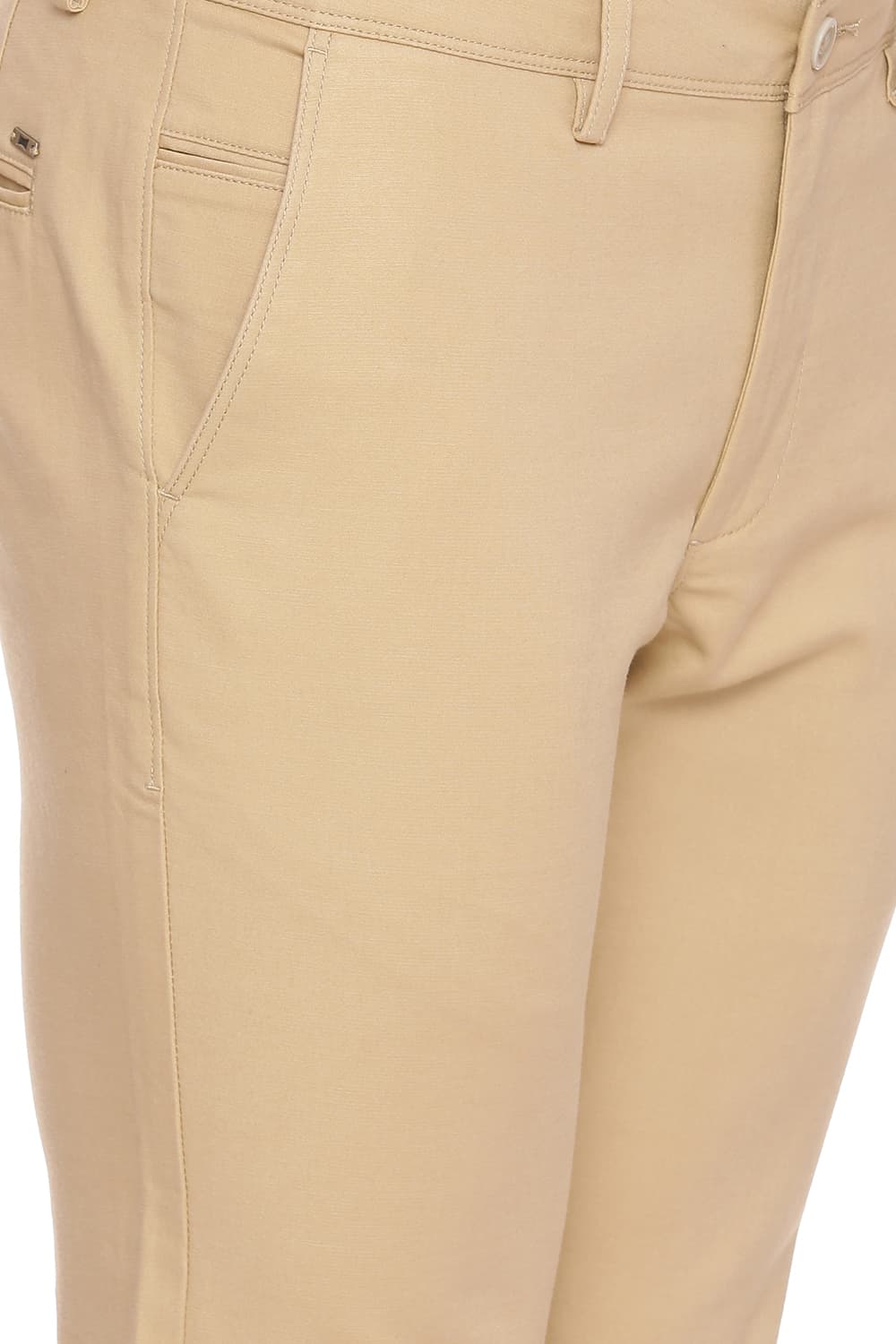 BASICS TAPERED FIT STRETCH TROUSER