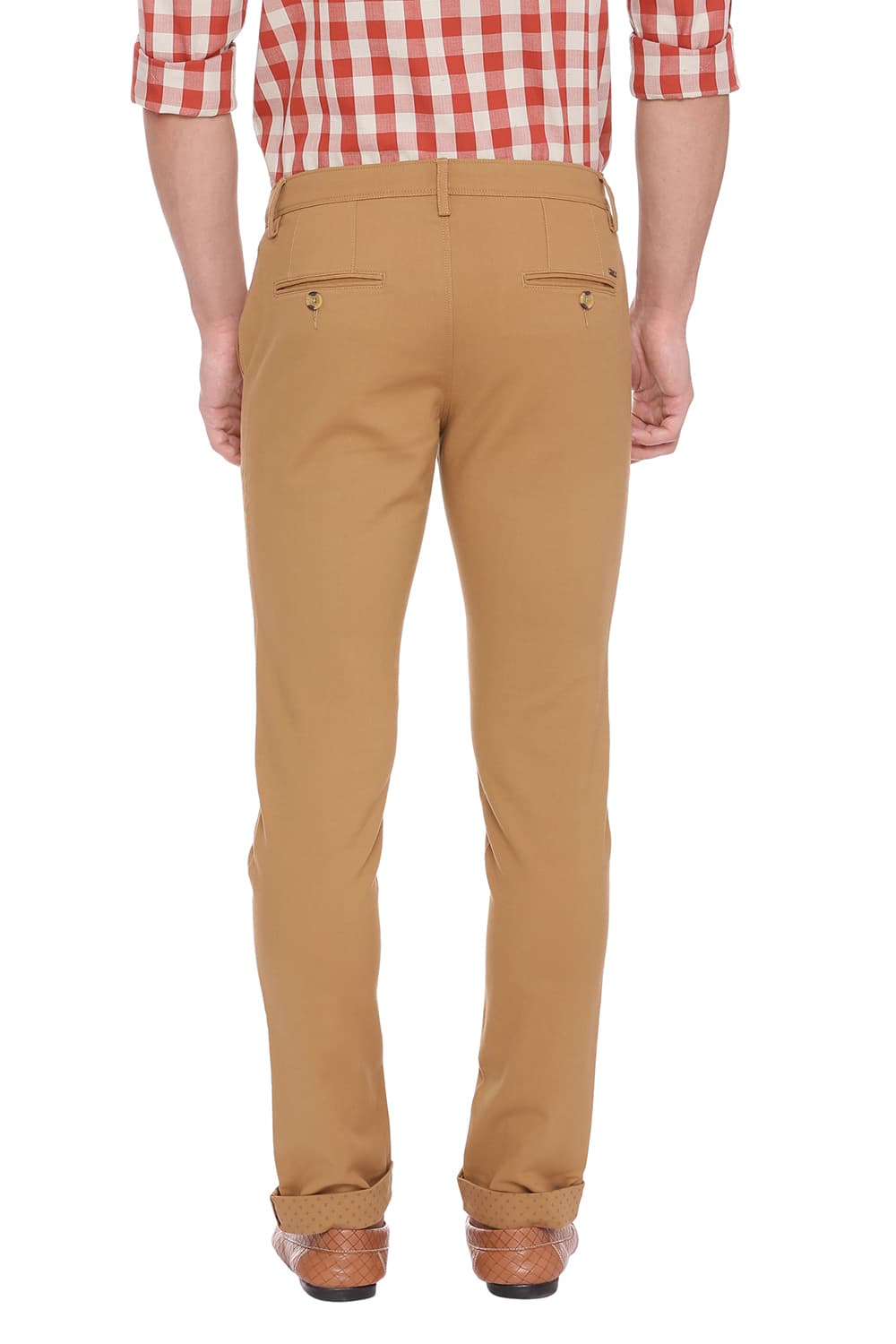 BASICS TAPERED FIT STRETCH TROUSER