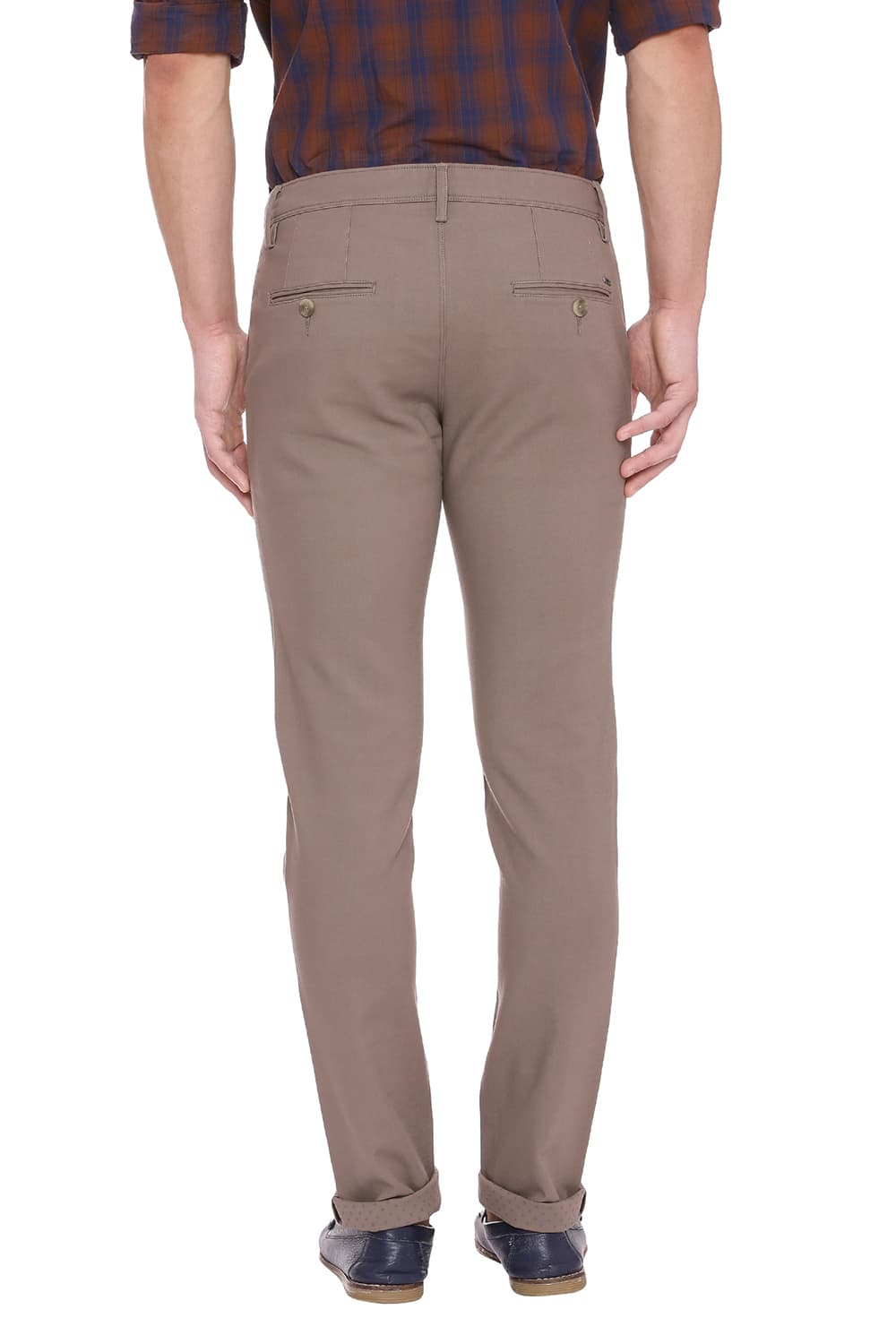 BASICS TAPERED FIT STRETCH TROUSER