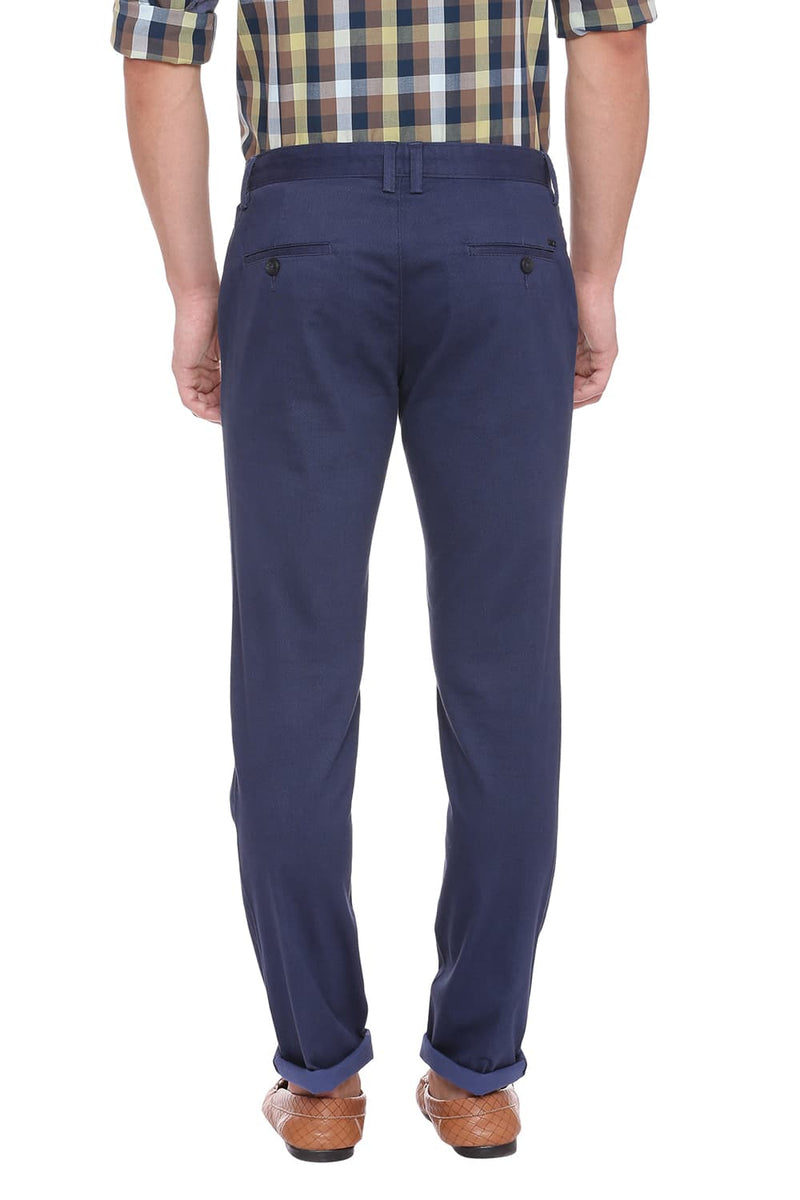 BASICS TAPERED FIT STRETCH TROUSER