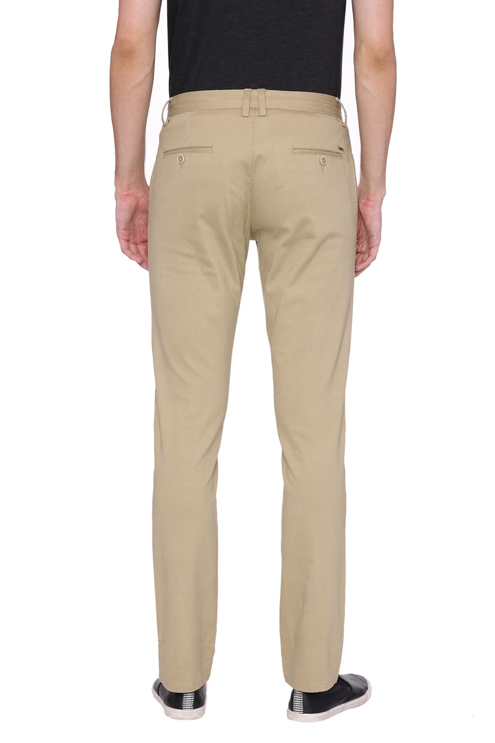 BASICS TAPERED FIT STRETCH TROUSER