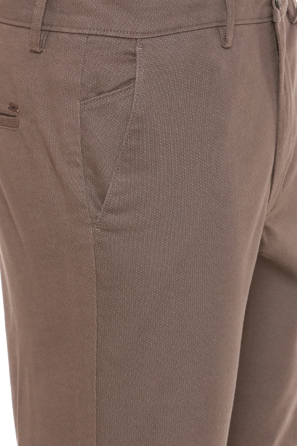 BASICS TAPERED FIT STRETCH TROUSER