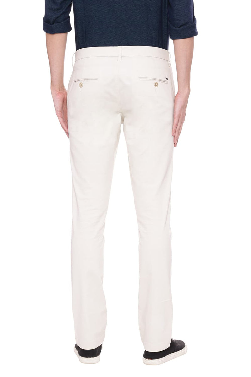 BASICS TAPERED FIT STRETCH TROUSER