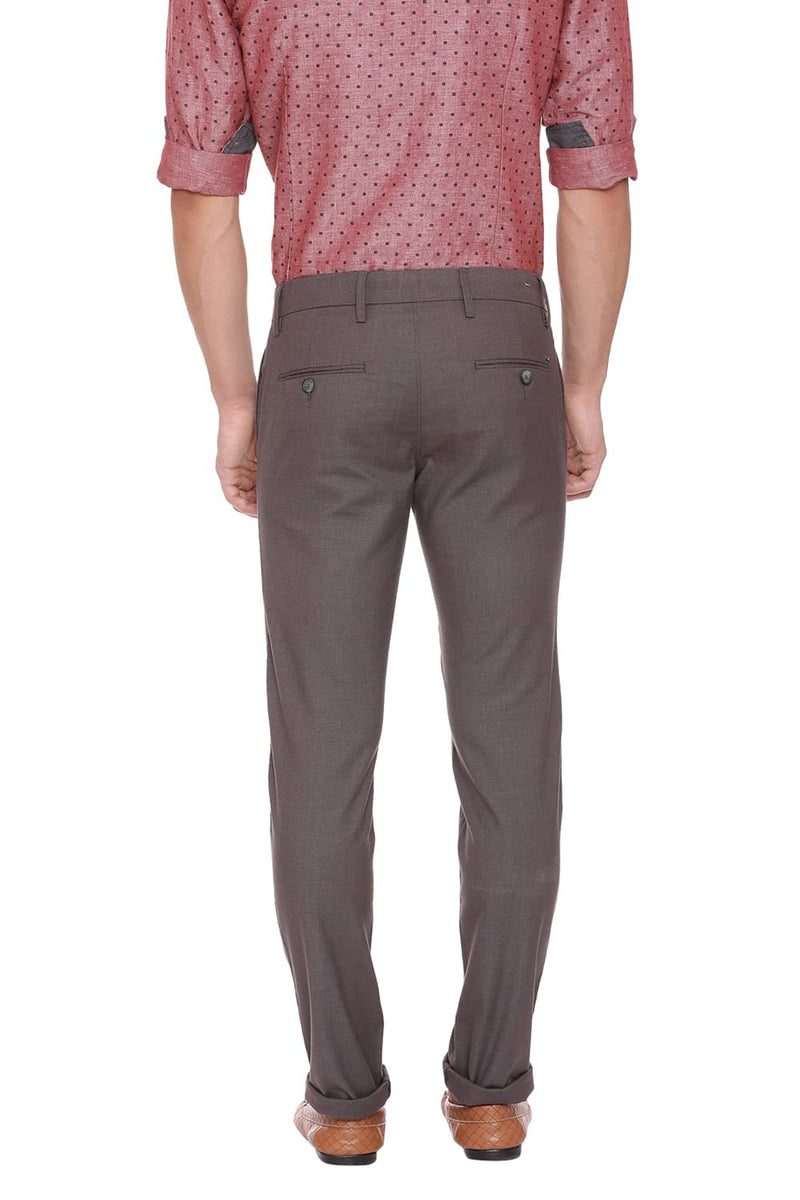 BASICS TAPERED FIT STRETCH TROUSER