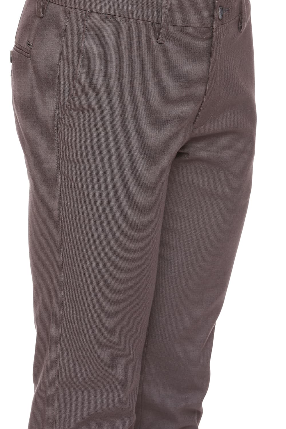 BASICS TAPERED FIT STRETCH TROUSER