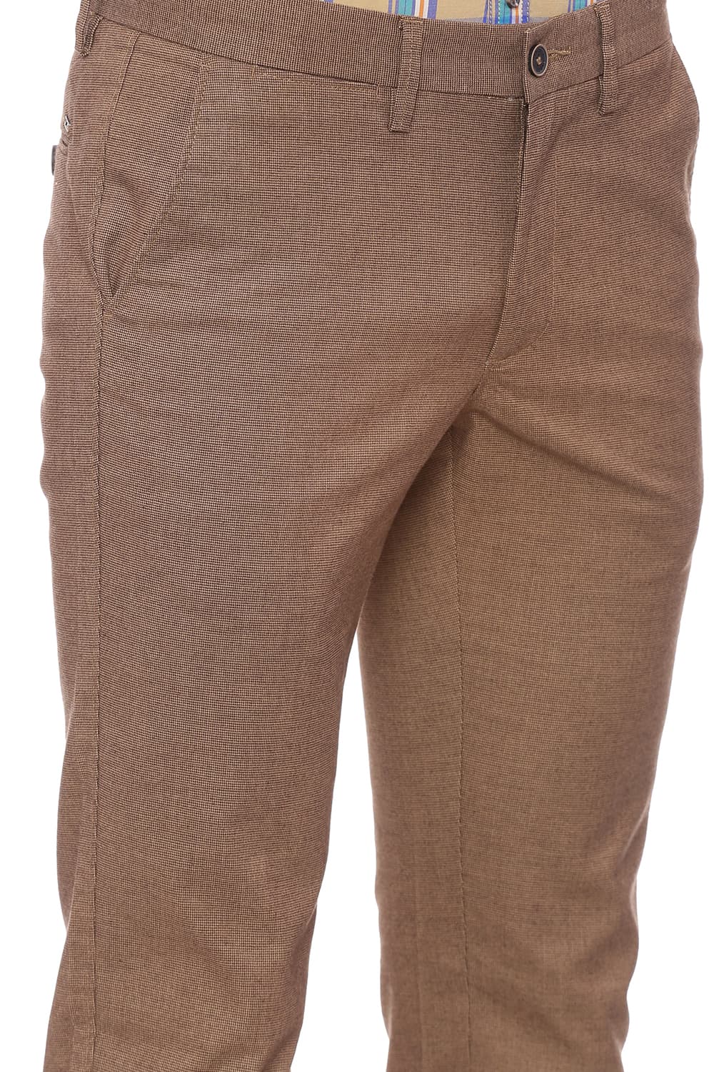 BASICS TAPERED FIT STRETCH TROUSER