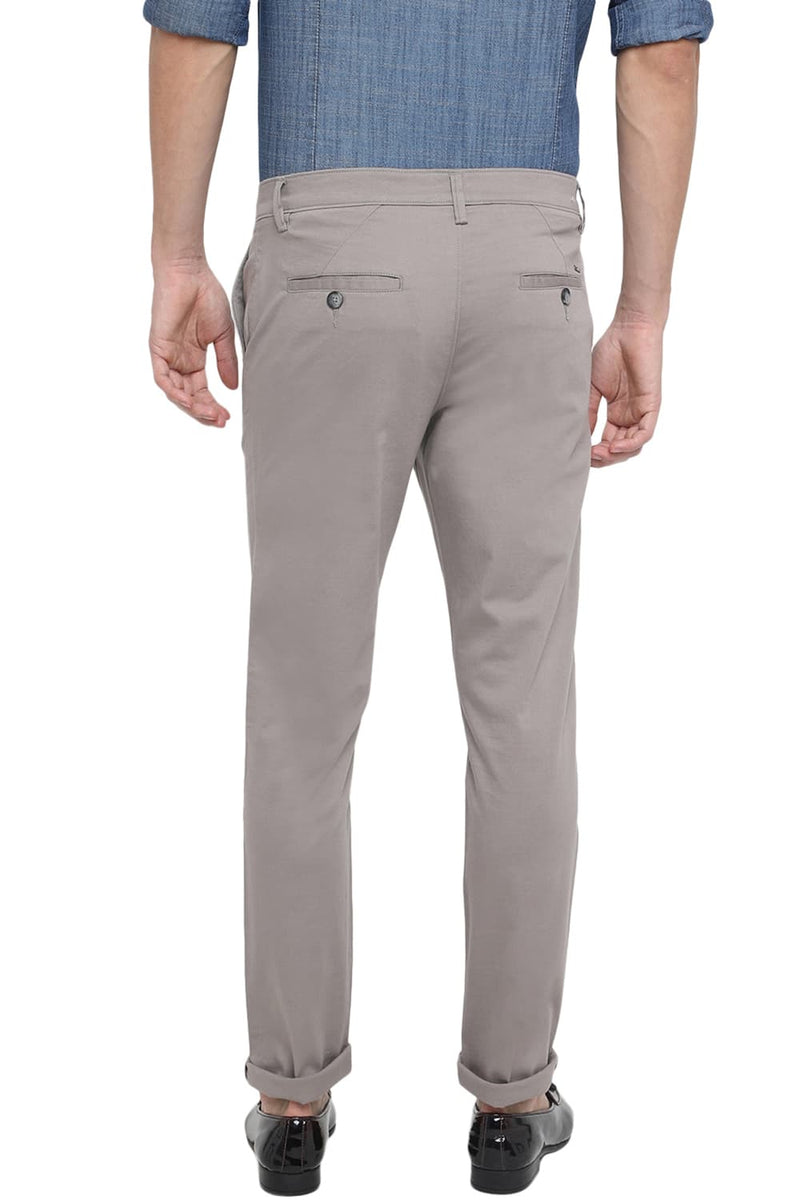 BASICS TAPERED FIT STRETCH TROUSER