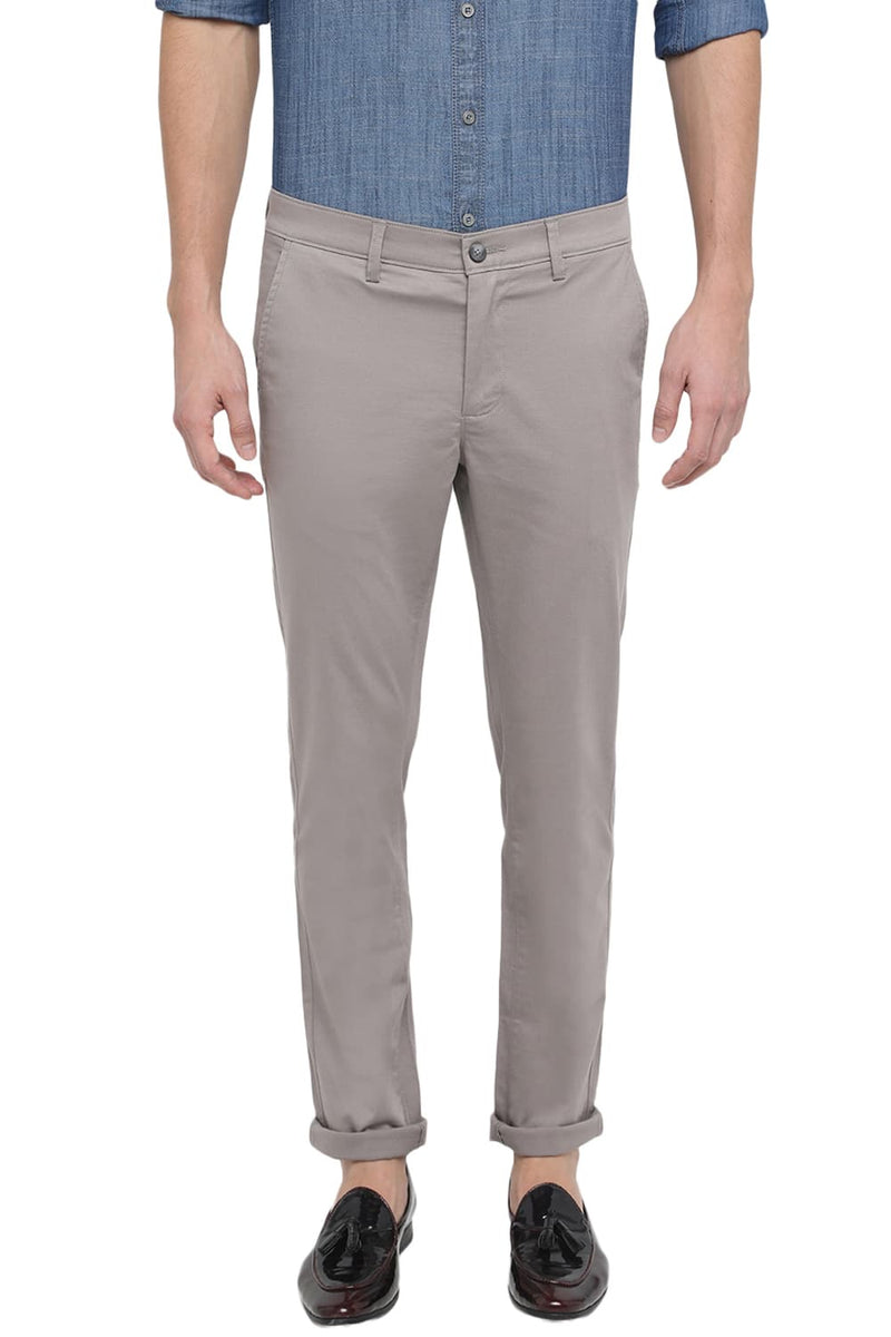 BASICS TAPERED FIT STRETCH TROUSER