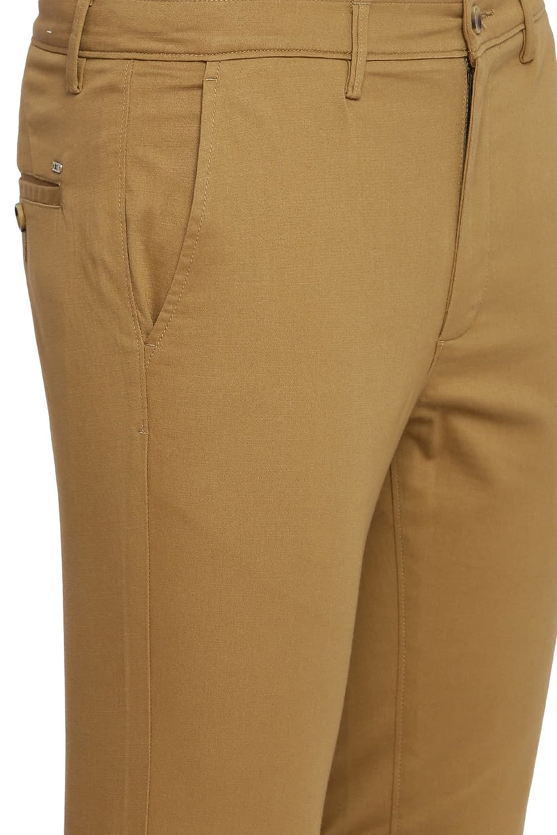 BASICS TAPERED FIT STRETCH TROUSER