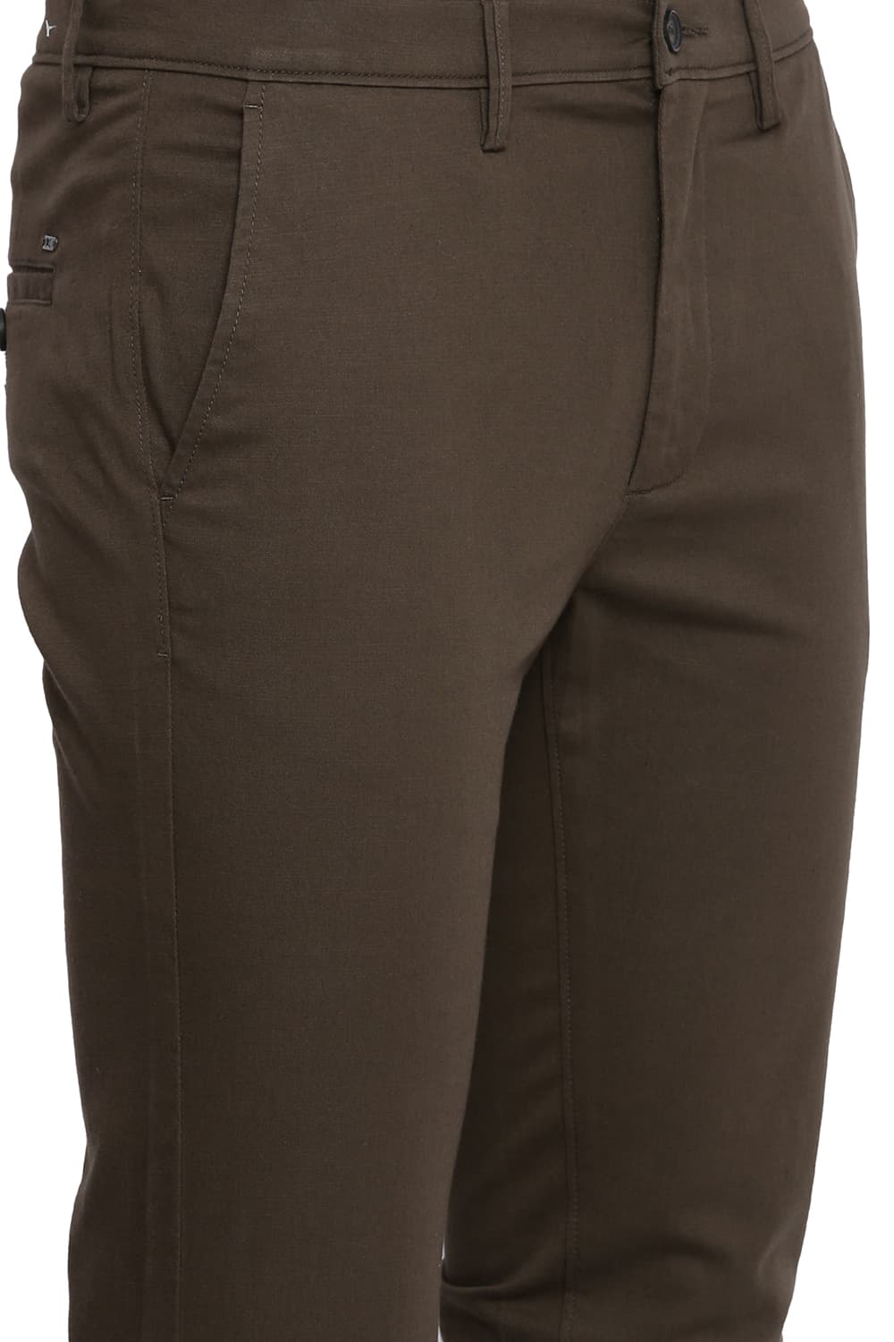 BASICS TAPERED FIT STRETCH TROUSER