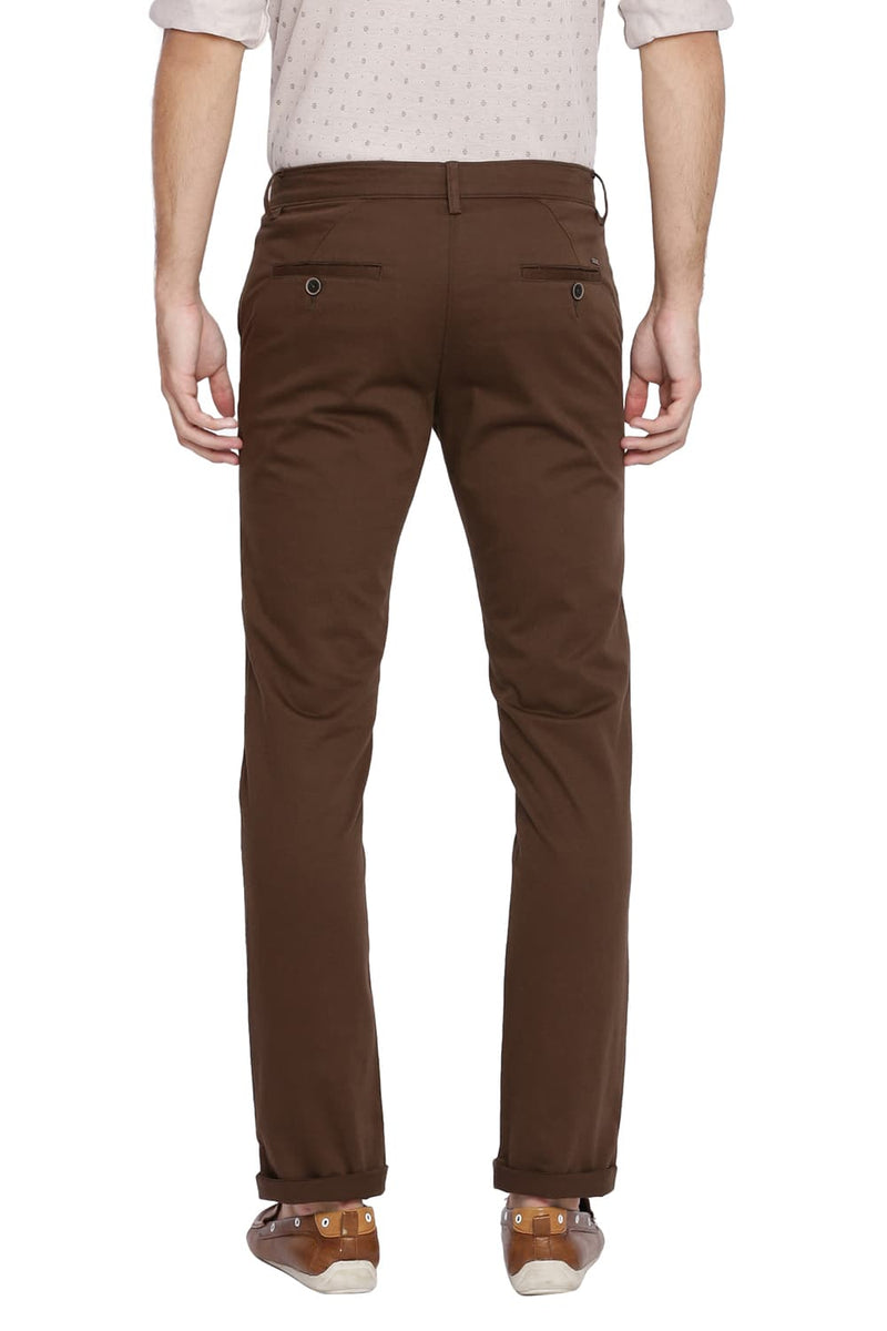 BASICS TAPERED FIT STRETCH TROUSER