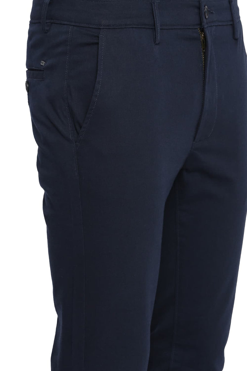 BASICS TAPERED FIT STRETCH TROUSER