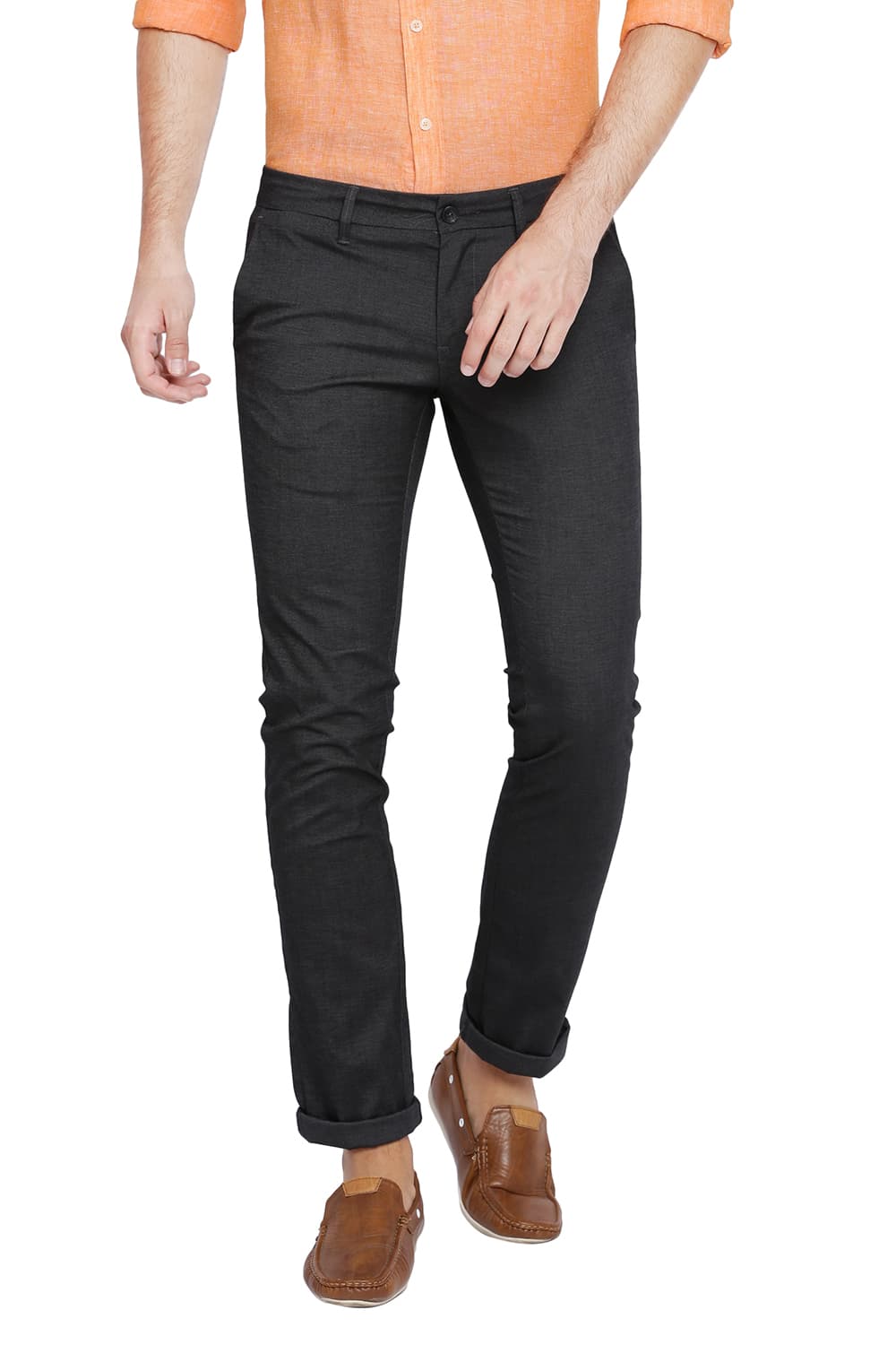 BASICS SKINNY FIT STRETCH TROUSER