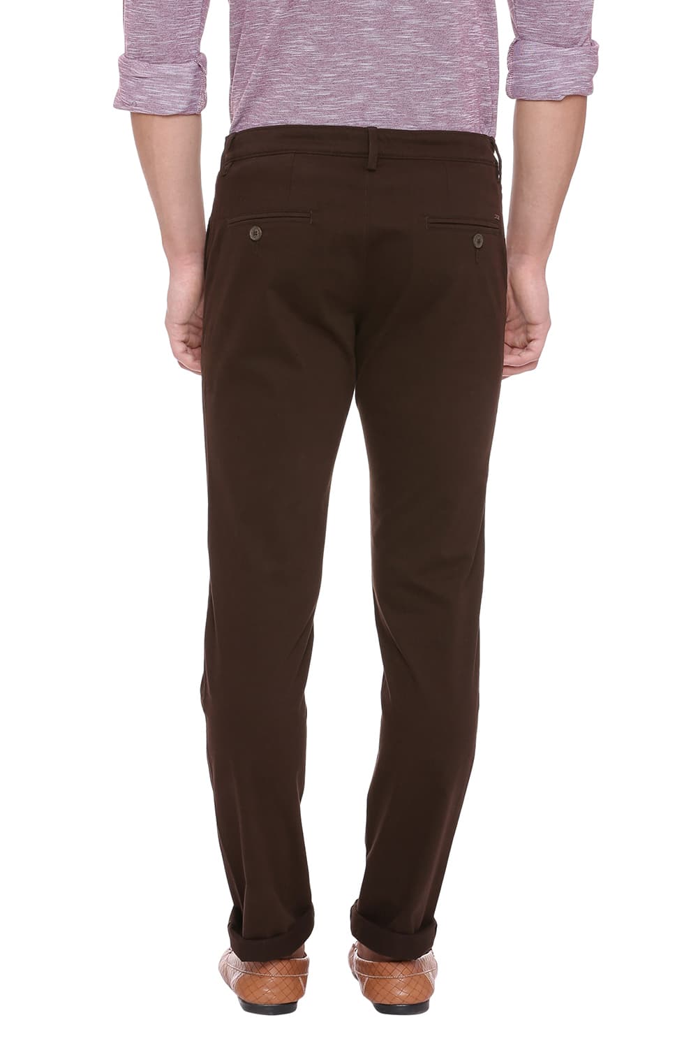 BASICS TAPERED FIT STRETCH TROUSER