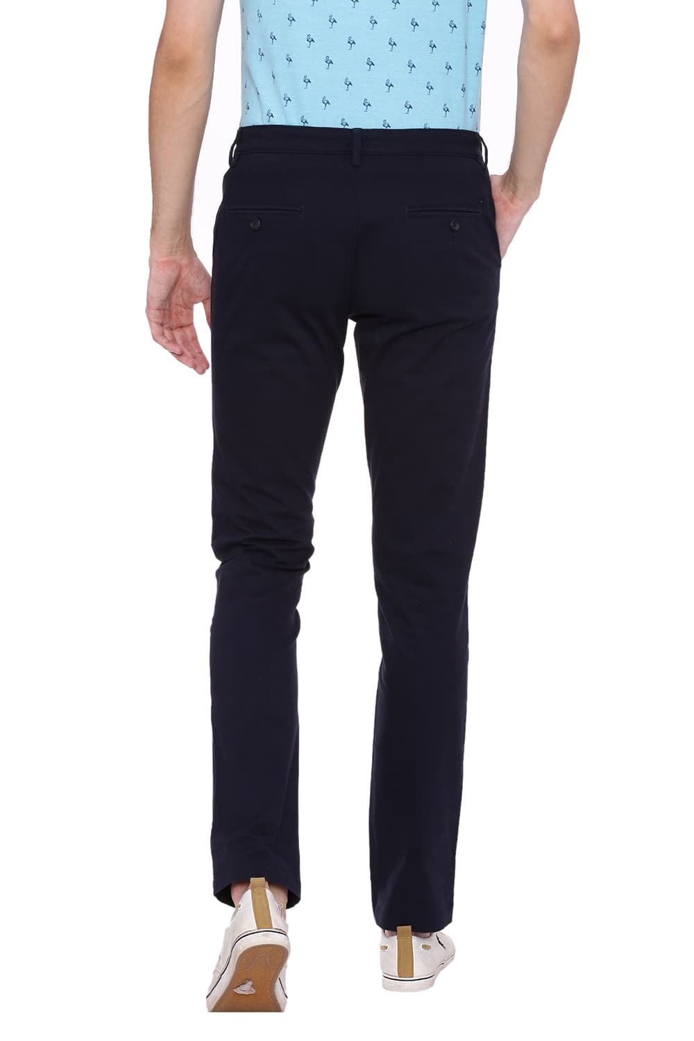 BASICS TAPERED FIT STRETCH TROUSER