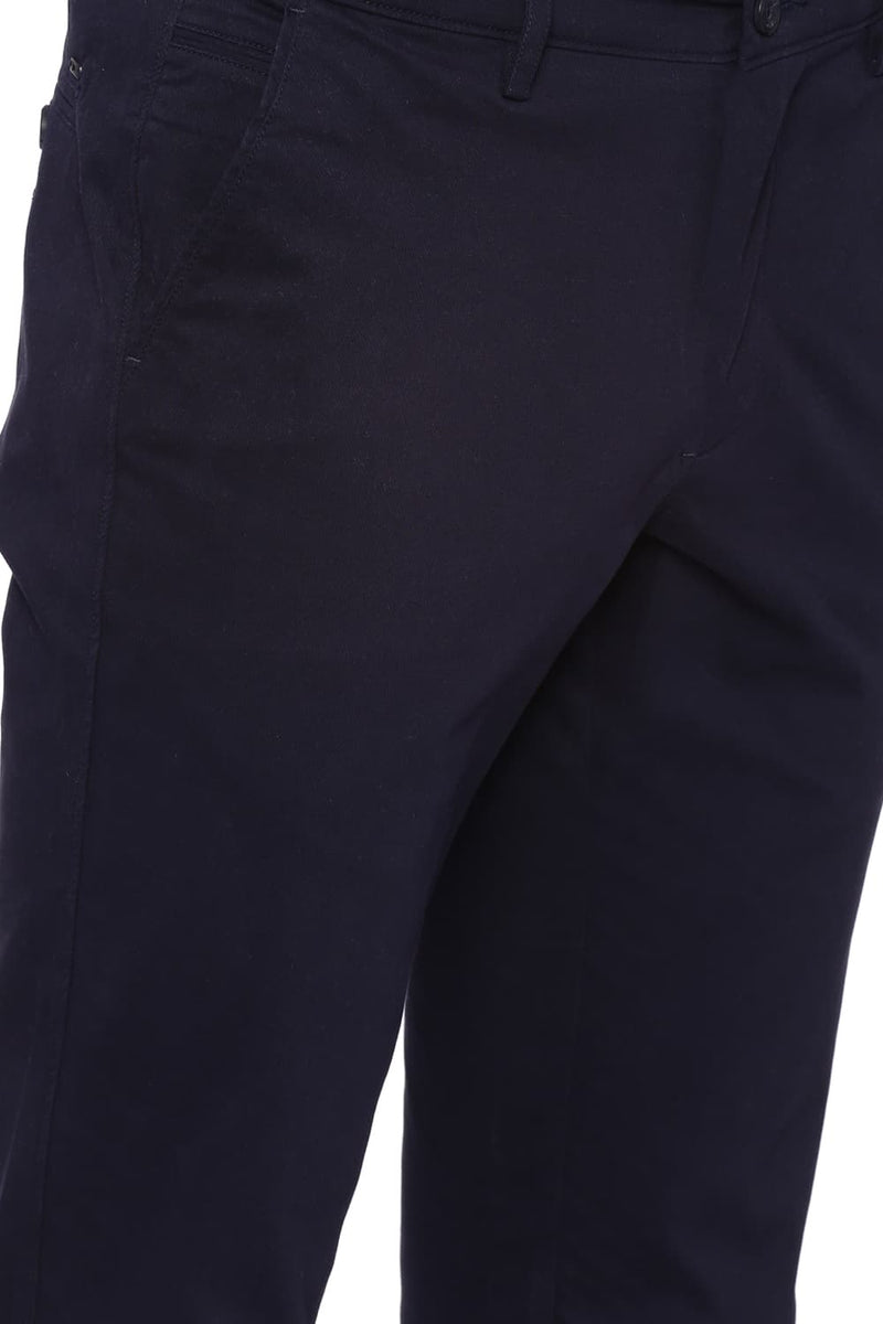 BASICS TAPERED FIT STRETCH TROUSER