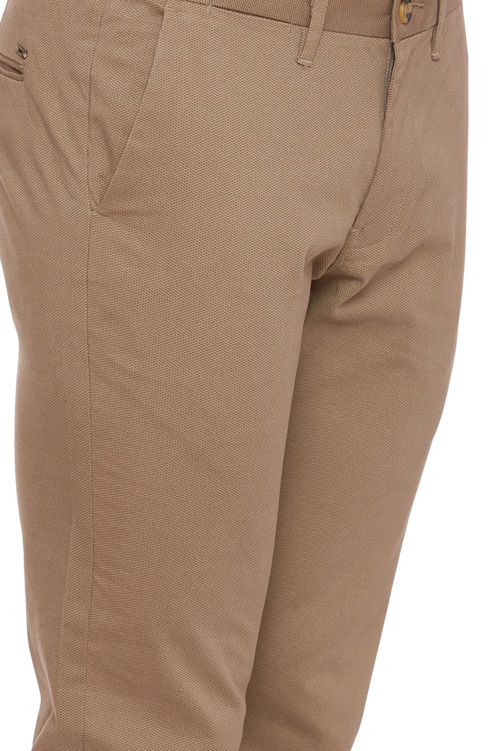 BASICS TAPERED FIT STRETCH TROUSER