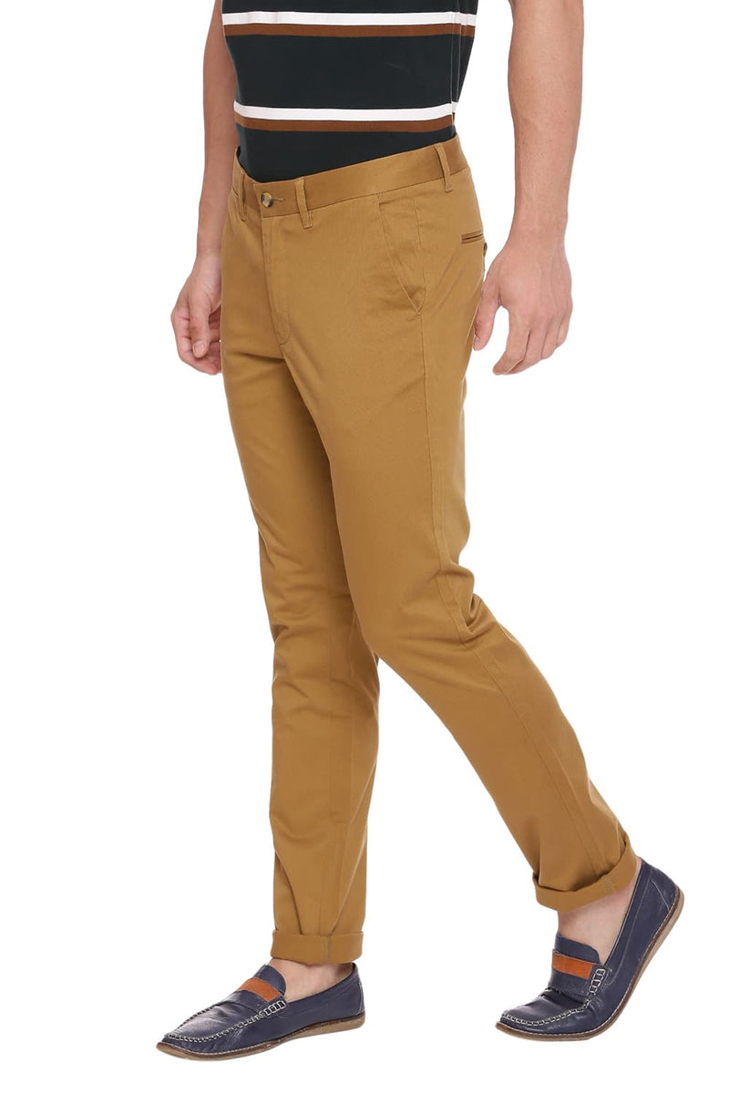 BASICS TAPERED FIT STRETCH TROUSER