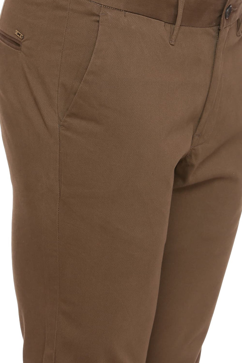 BASICS TAPERED FIT STRETCH TROUSER