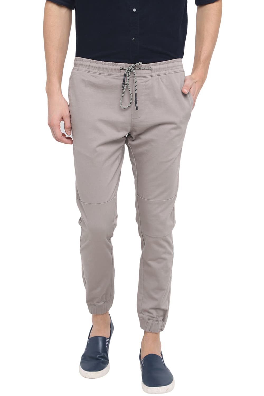 BASICS JOGGER FIT STRETCH TROUSER