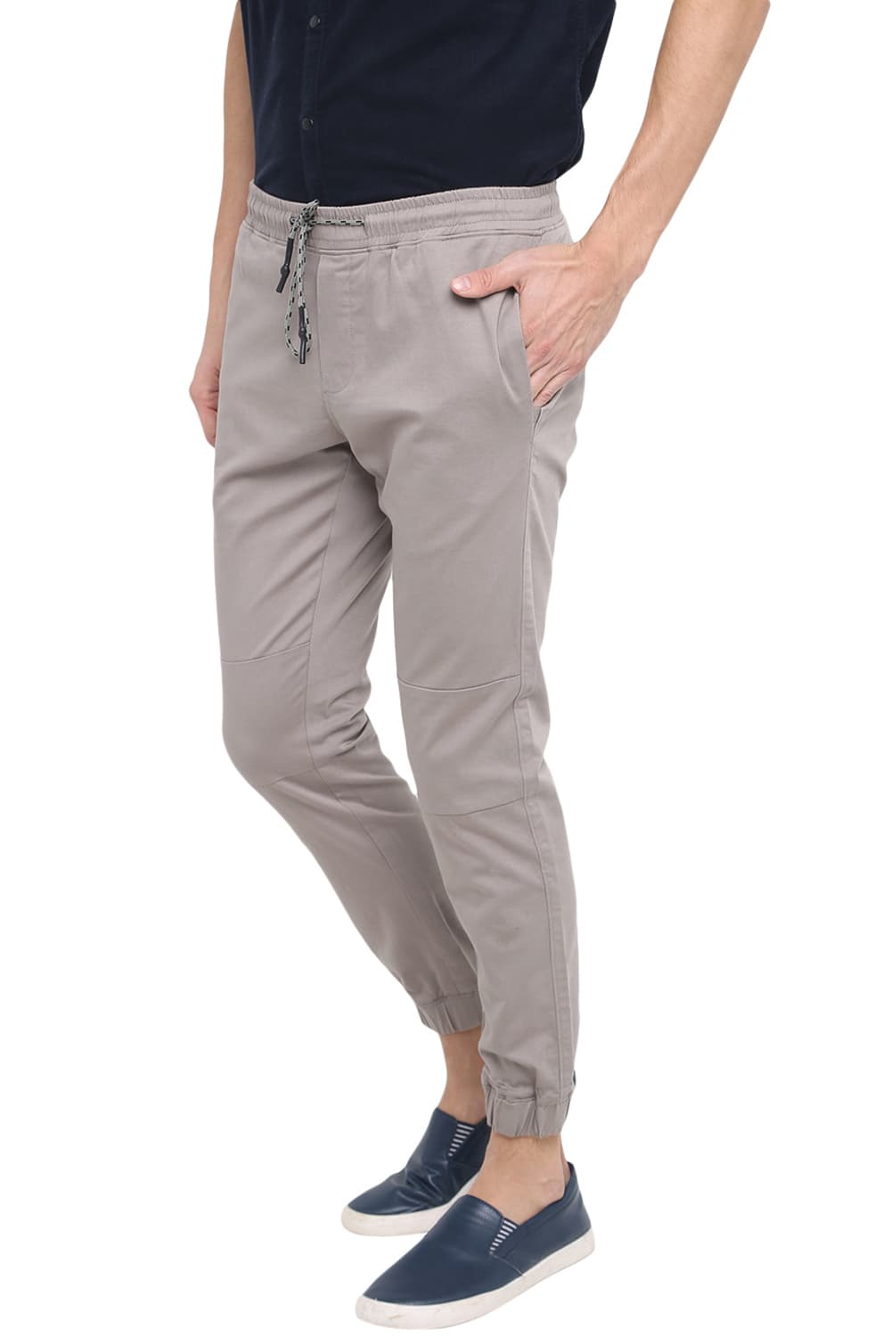 BASICS JOGGER FIT STRETCH TROUSER