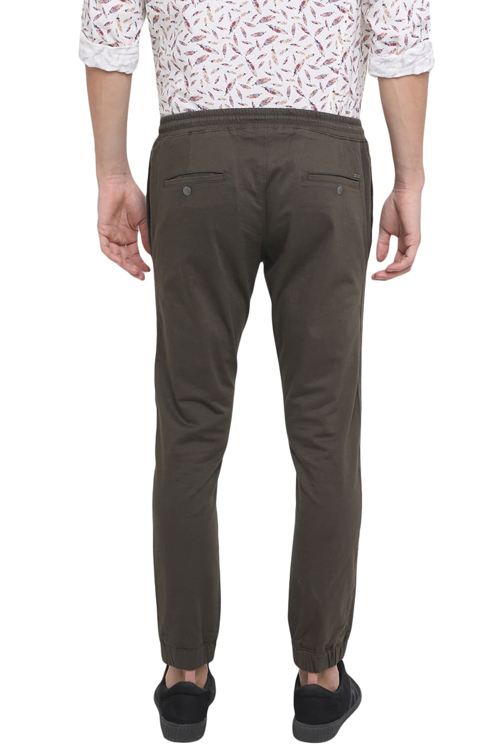 BASICS JOGGER FIT STRETCH TROUSER