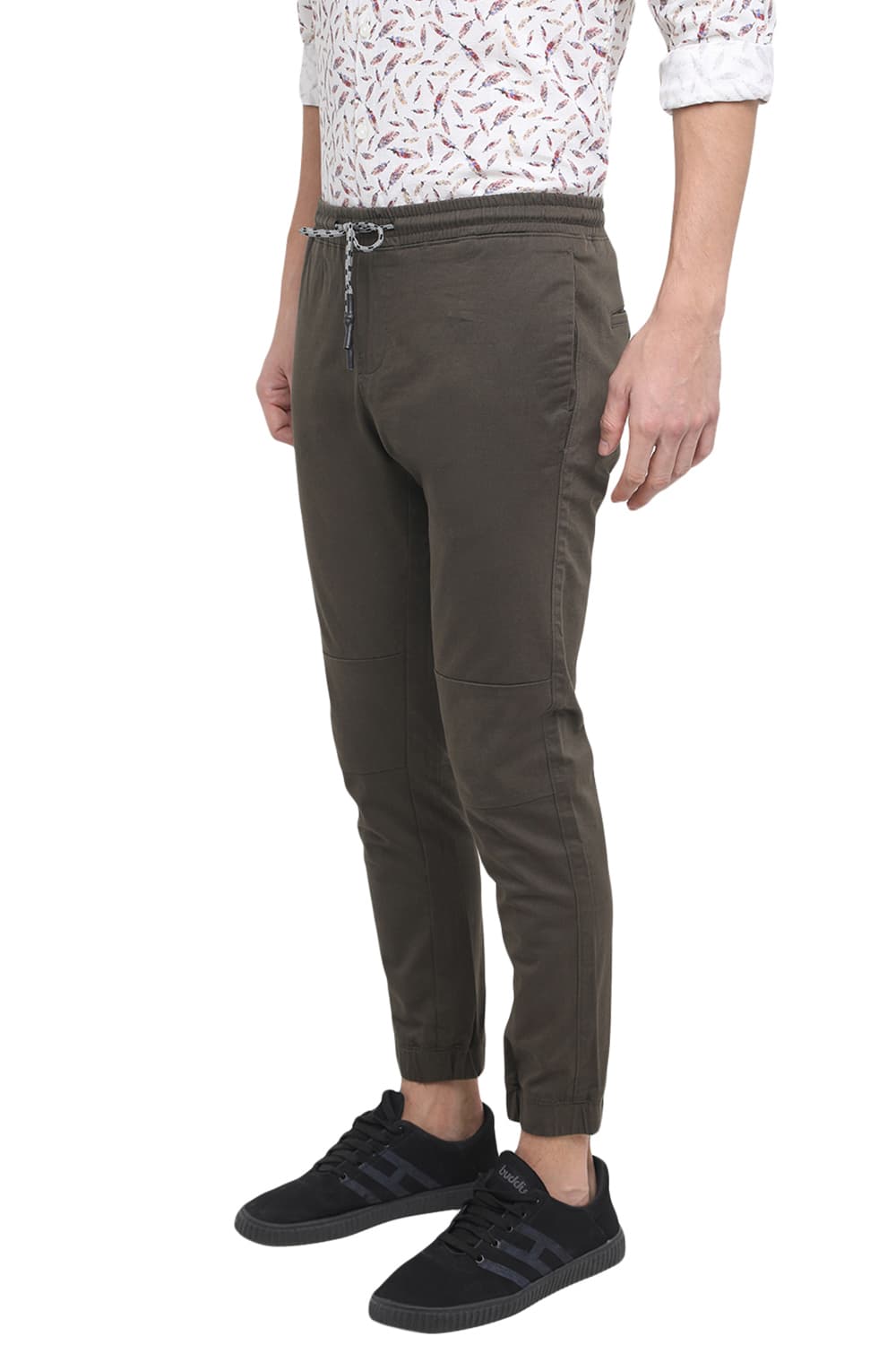 BASICS JOGGER FIT STRETCH TROUSER