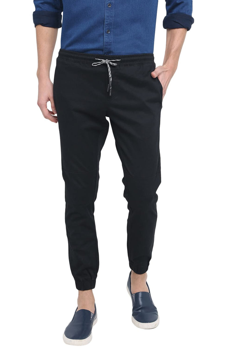 BASICS JOGGER FIT STRETCH TROUSER