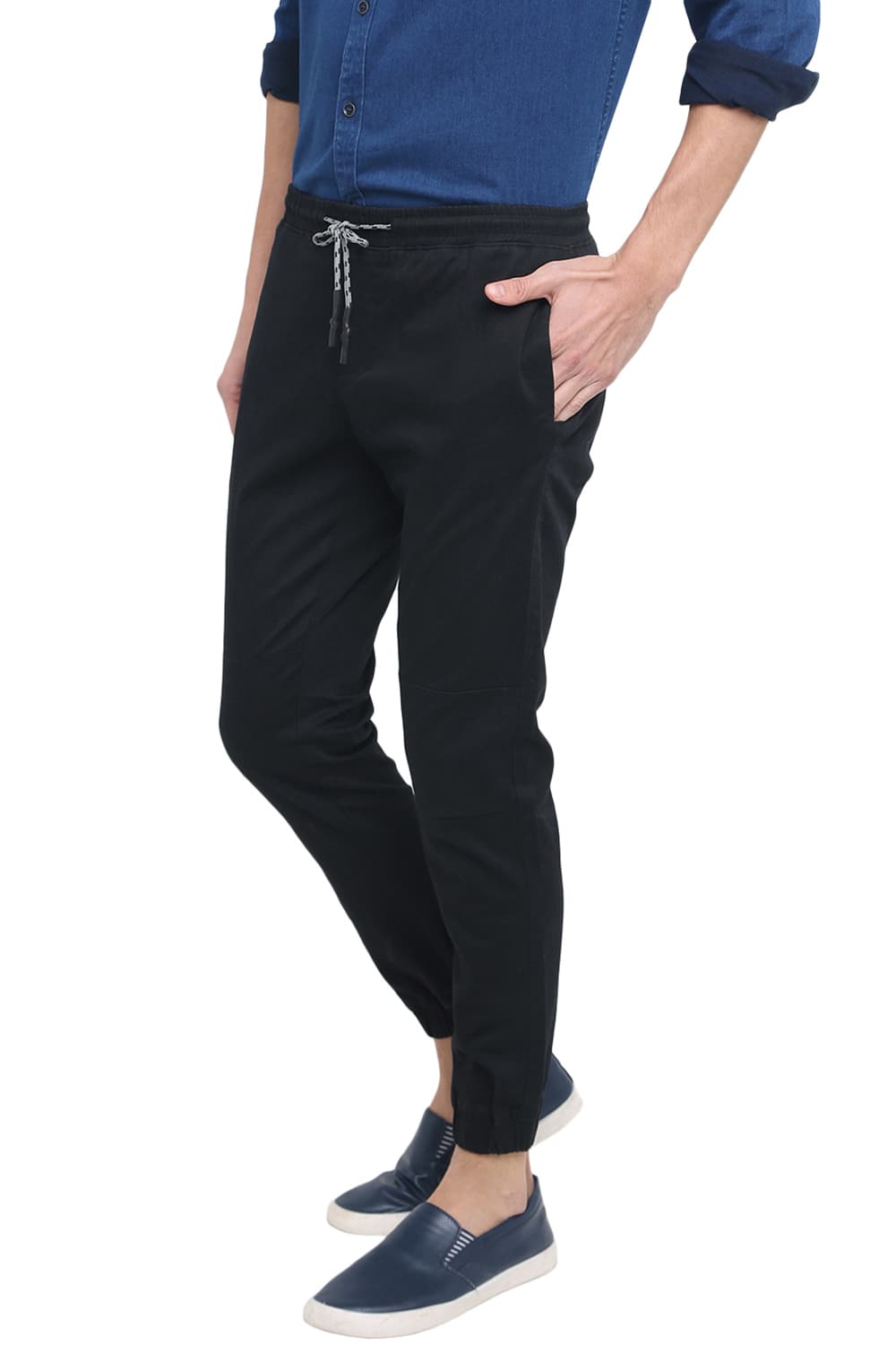 BASICS JOGGER FIT STRETCH TROUSER