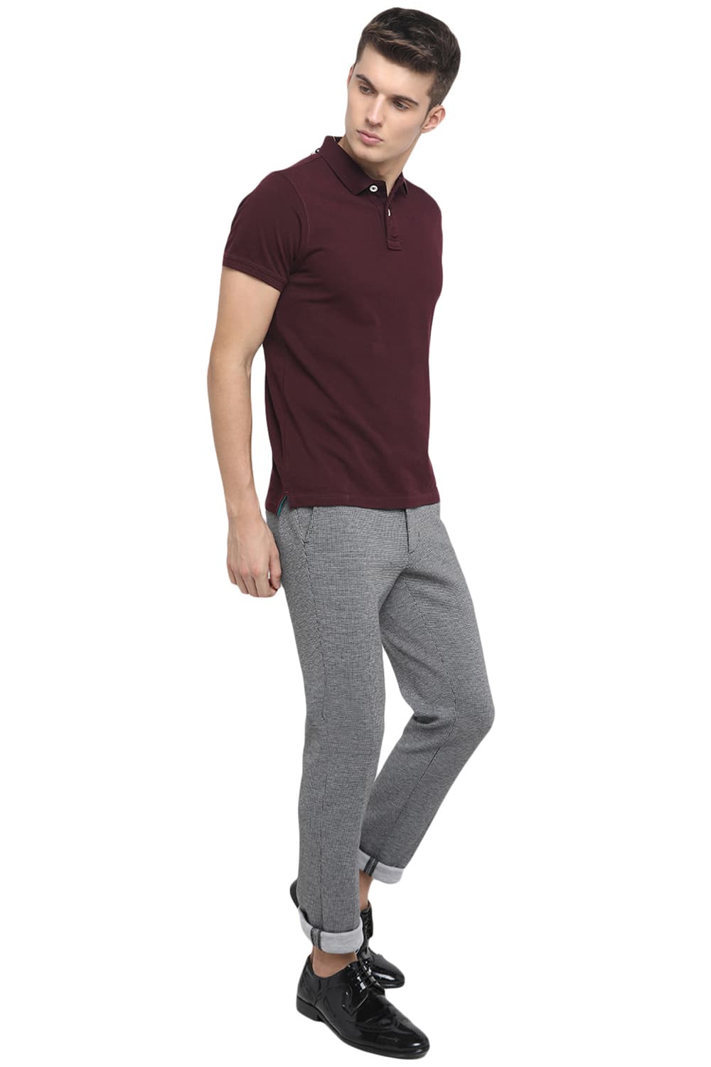 BASICS TAPERED FIT KNIT TROUSER