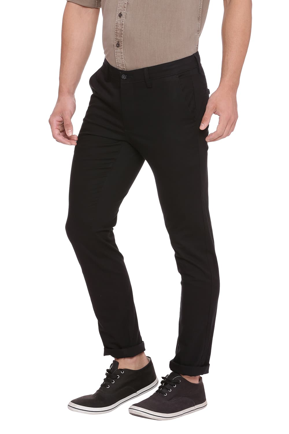 BASICS SKINNY FIT STRETCH TROUSER