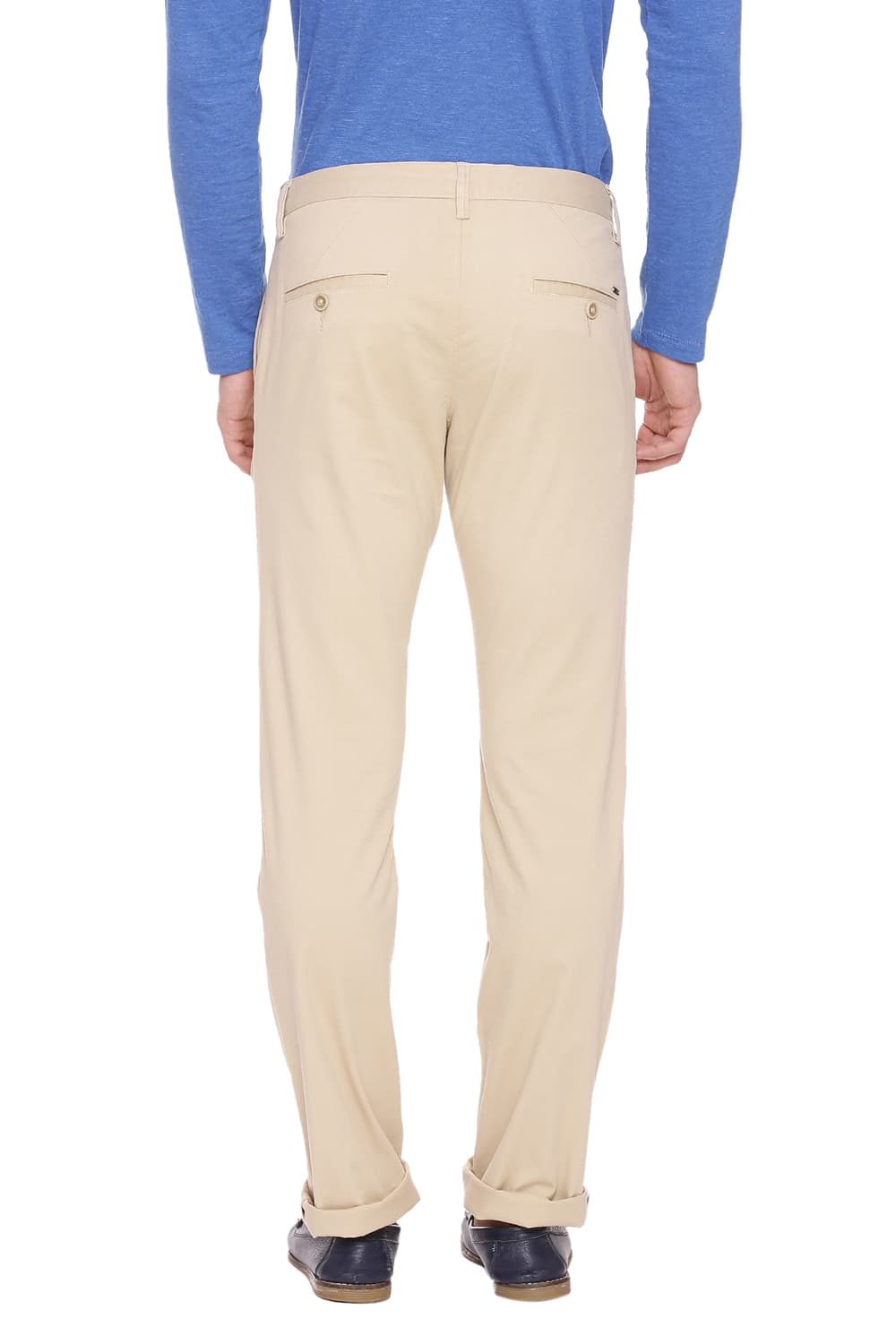 BASICS TAPERED FIT STRETCH TROUSER