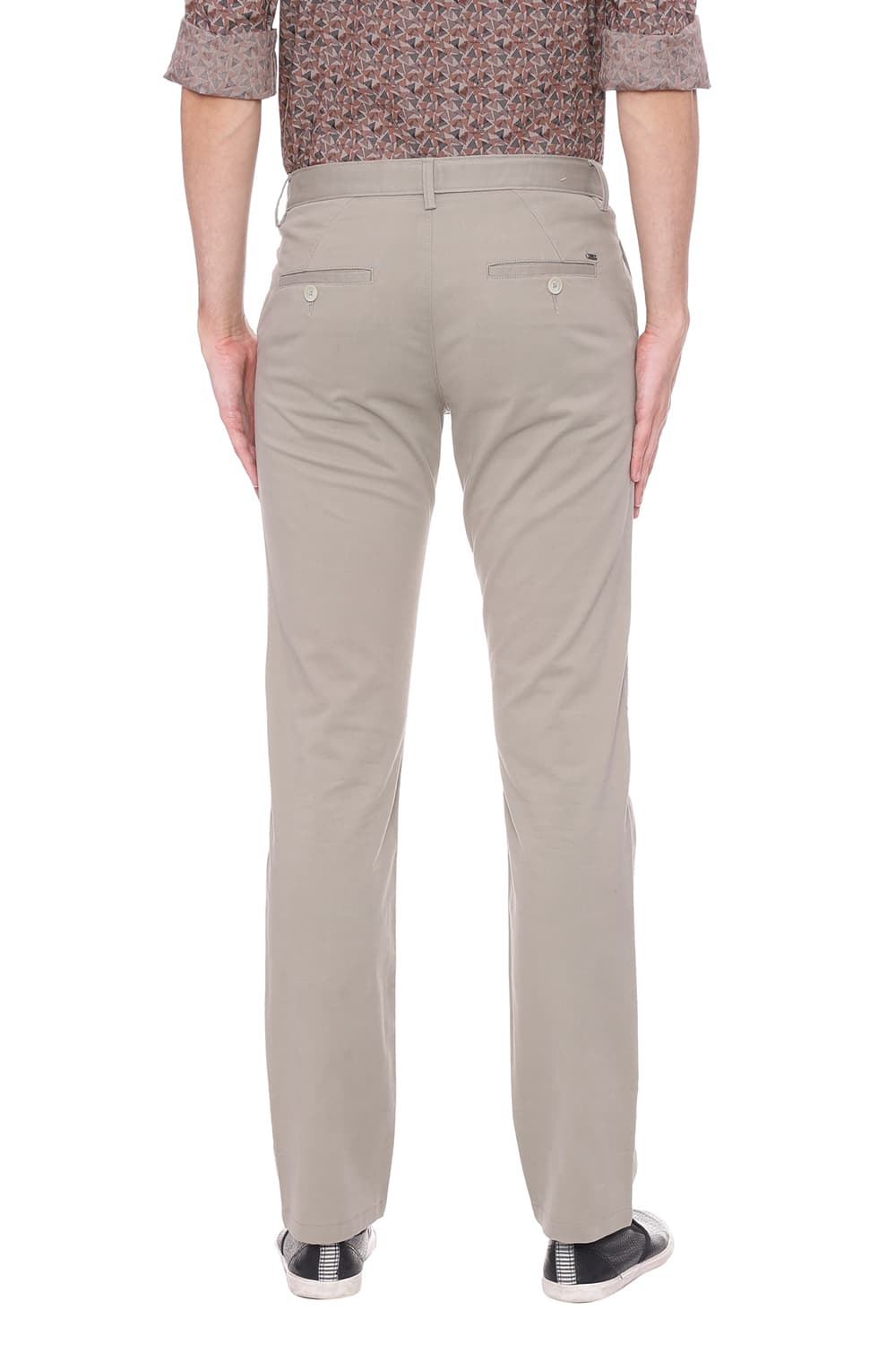 BASICS TAPERED FIT STRETCH TROUSER