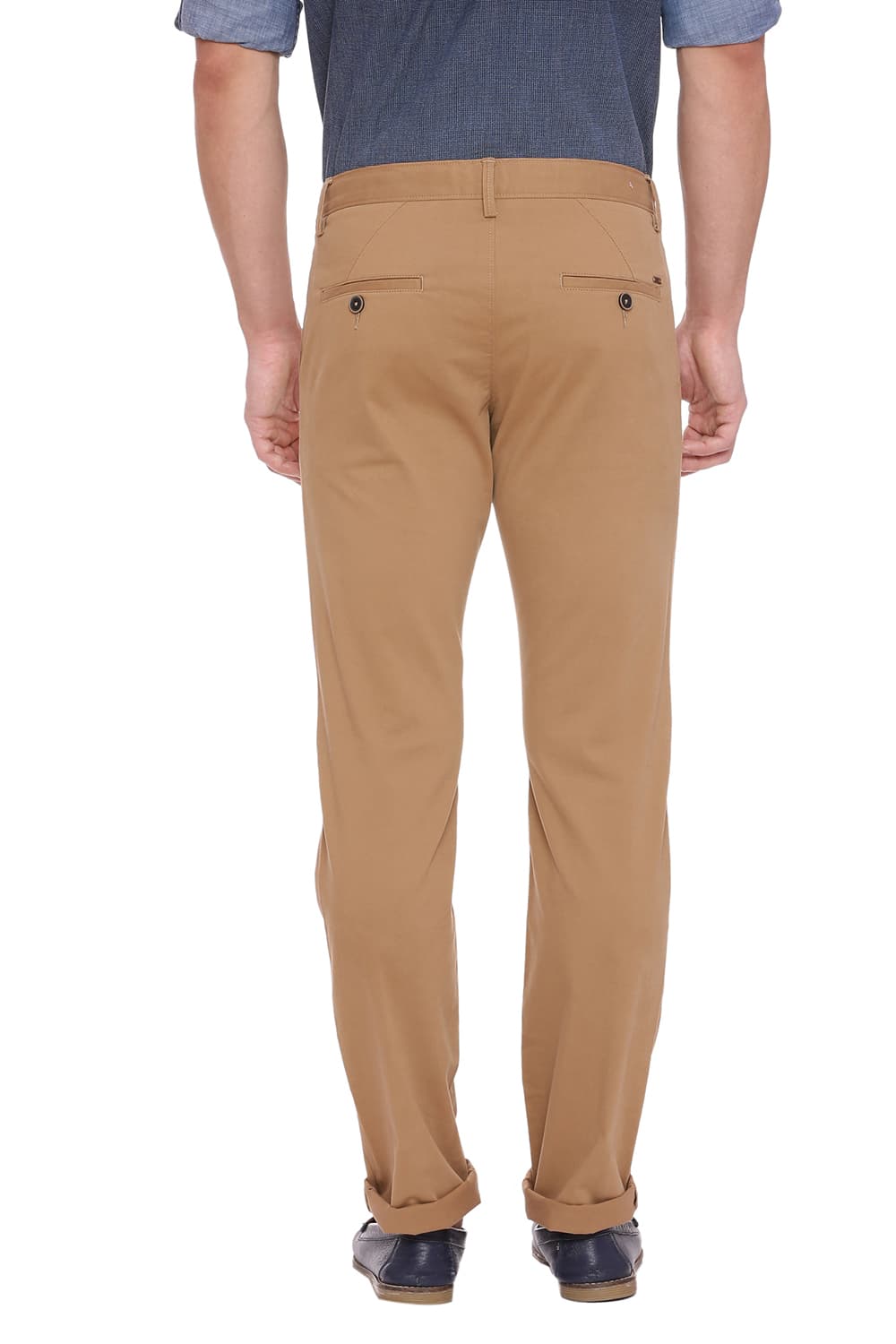 BASICS TAPERED FIT STRETCH TROUSER