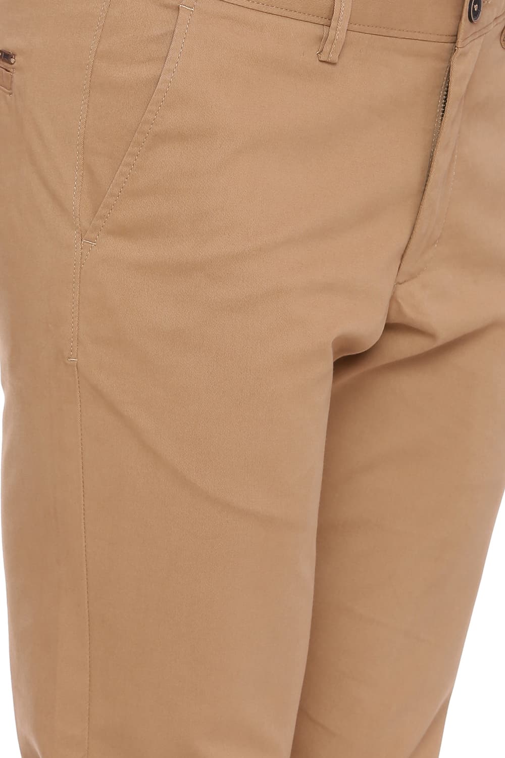 BASICS TAPERED FIT STRETCH TROUSER