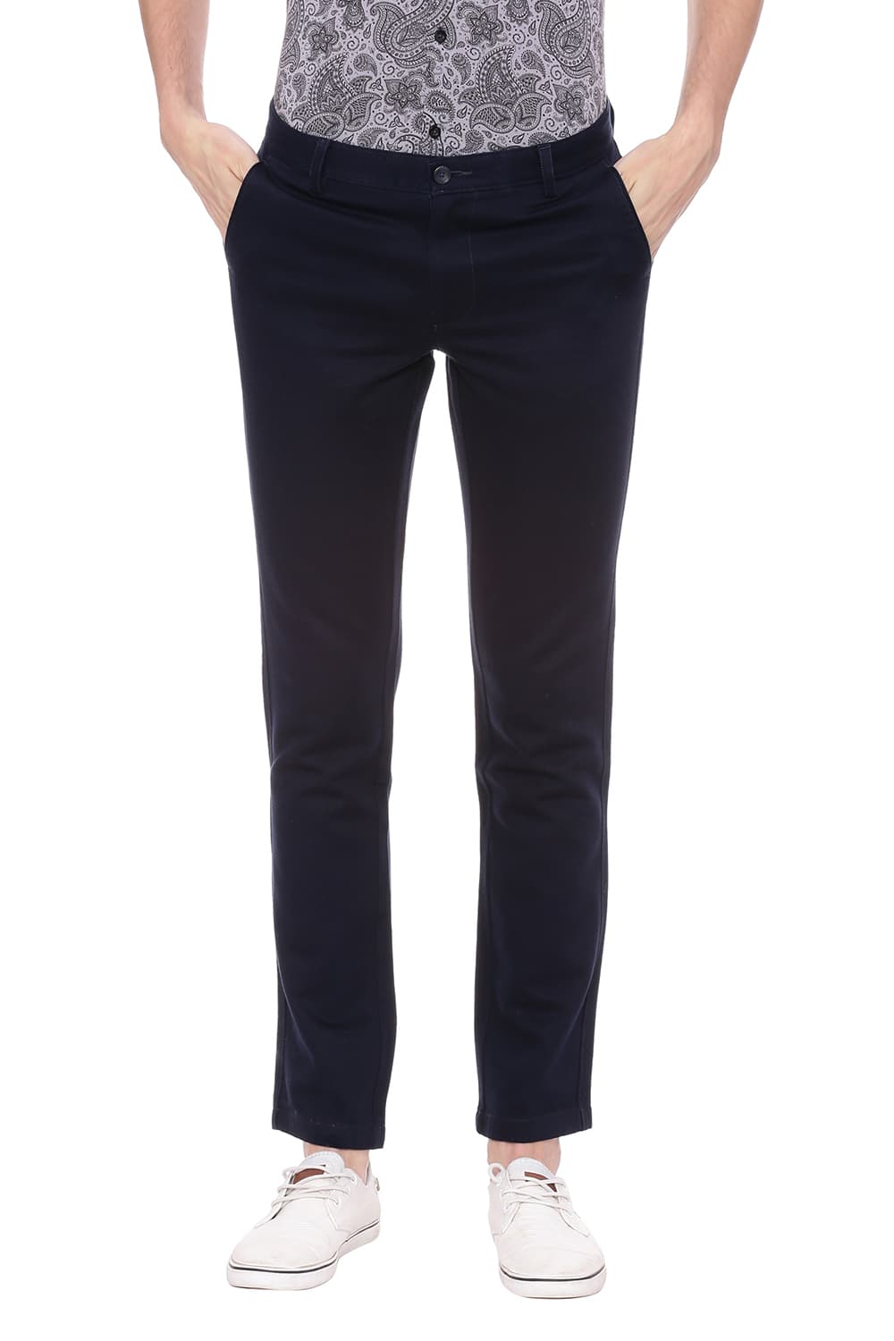 BASICS SKINNY FIT STRETCH TROUSER