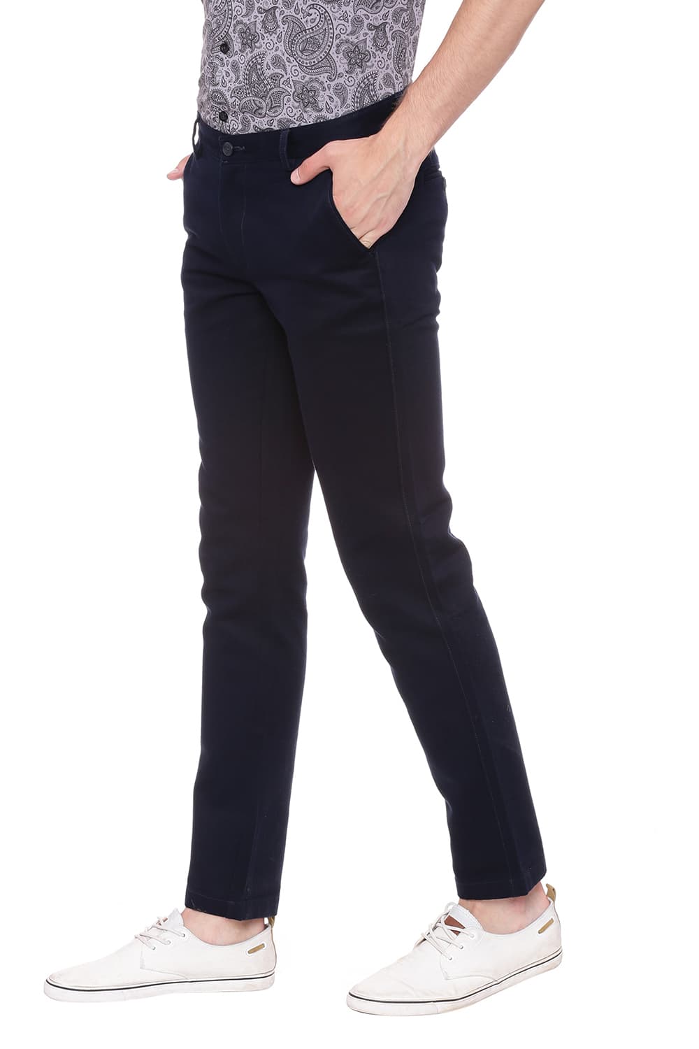 BASICS SKINNY FIT STRETCH TROUSER