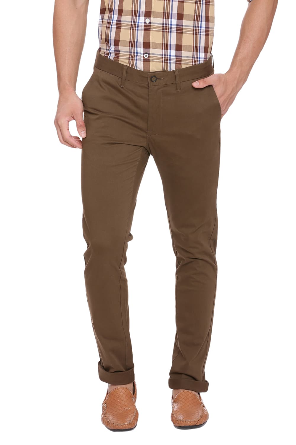 BASICS SKINNY FIT STRETCH TROUSER