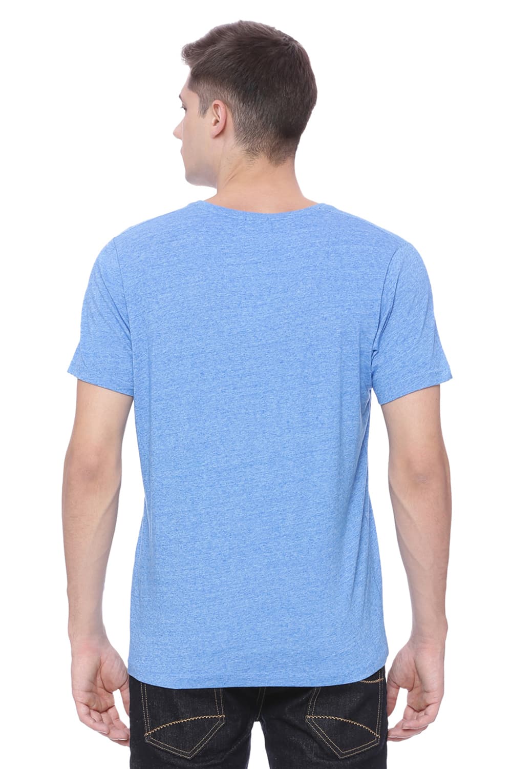 BASICS MUSCLE FIT V NECK T SHIRT