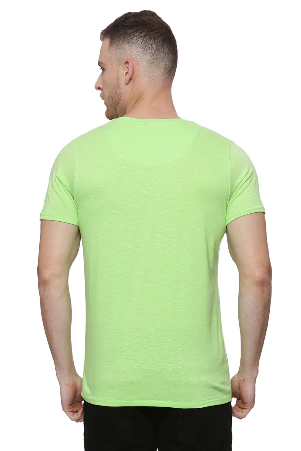 BASICS MUSCLE FIT CREW NECK T SHIRT