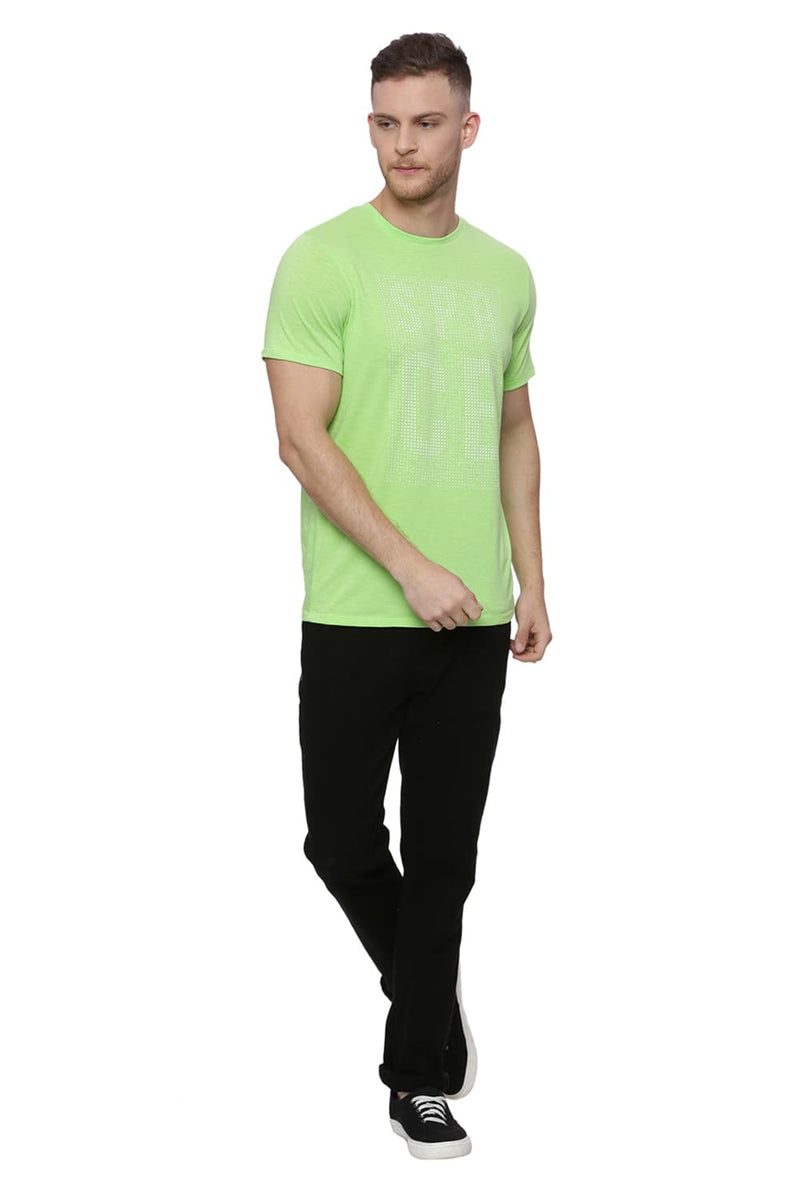 BASICS MUSCLE FIT CREW NECK T SHIRT