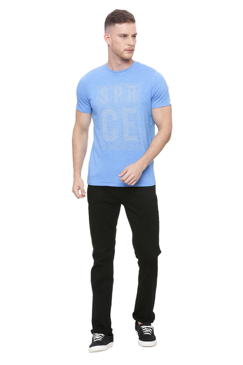 BASICS MUSCLE FIT CREW NECK T SHIRT