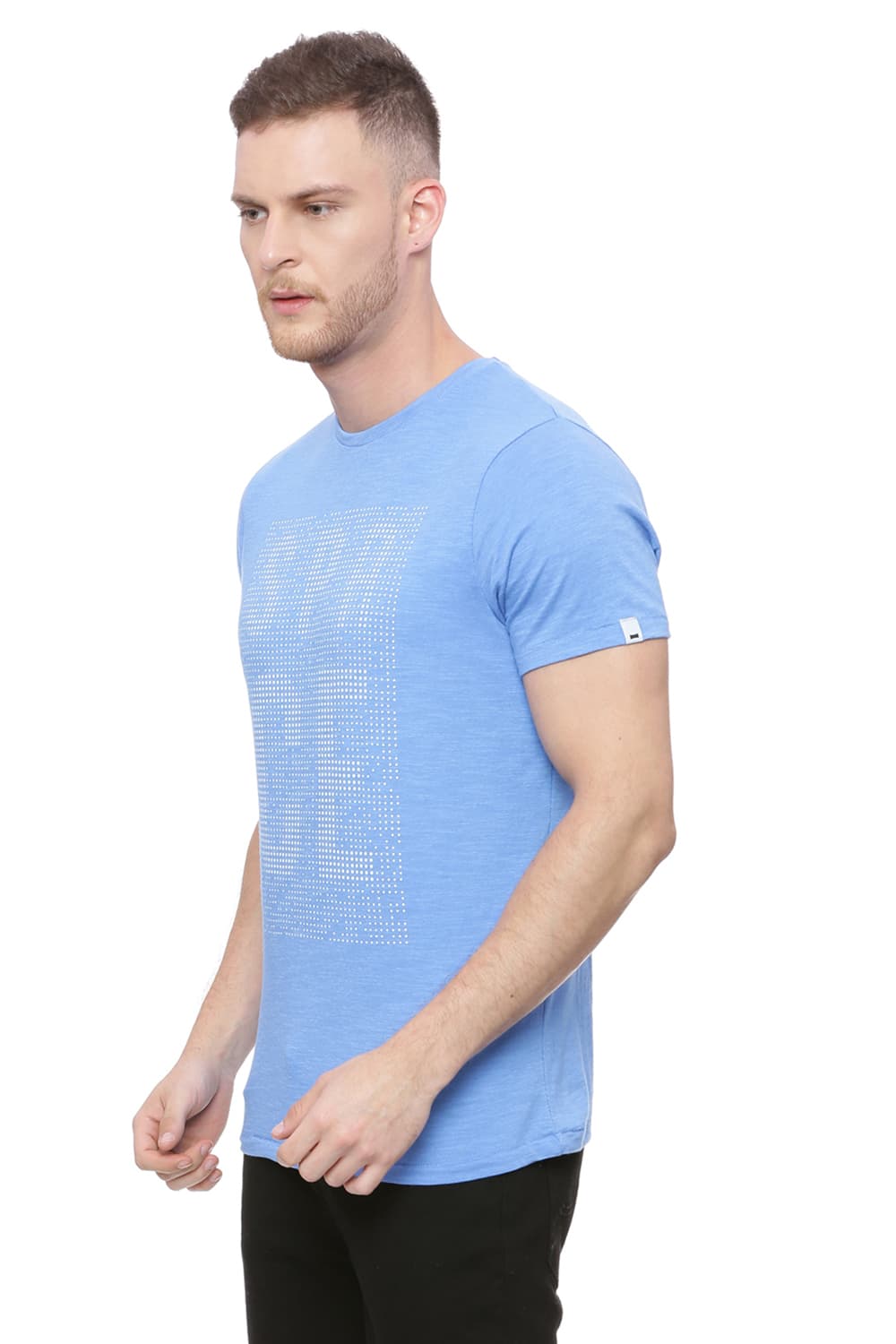 BASICS MUSCLE FIT CREW NECK T SHIRT