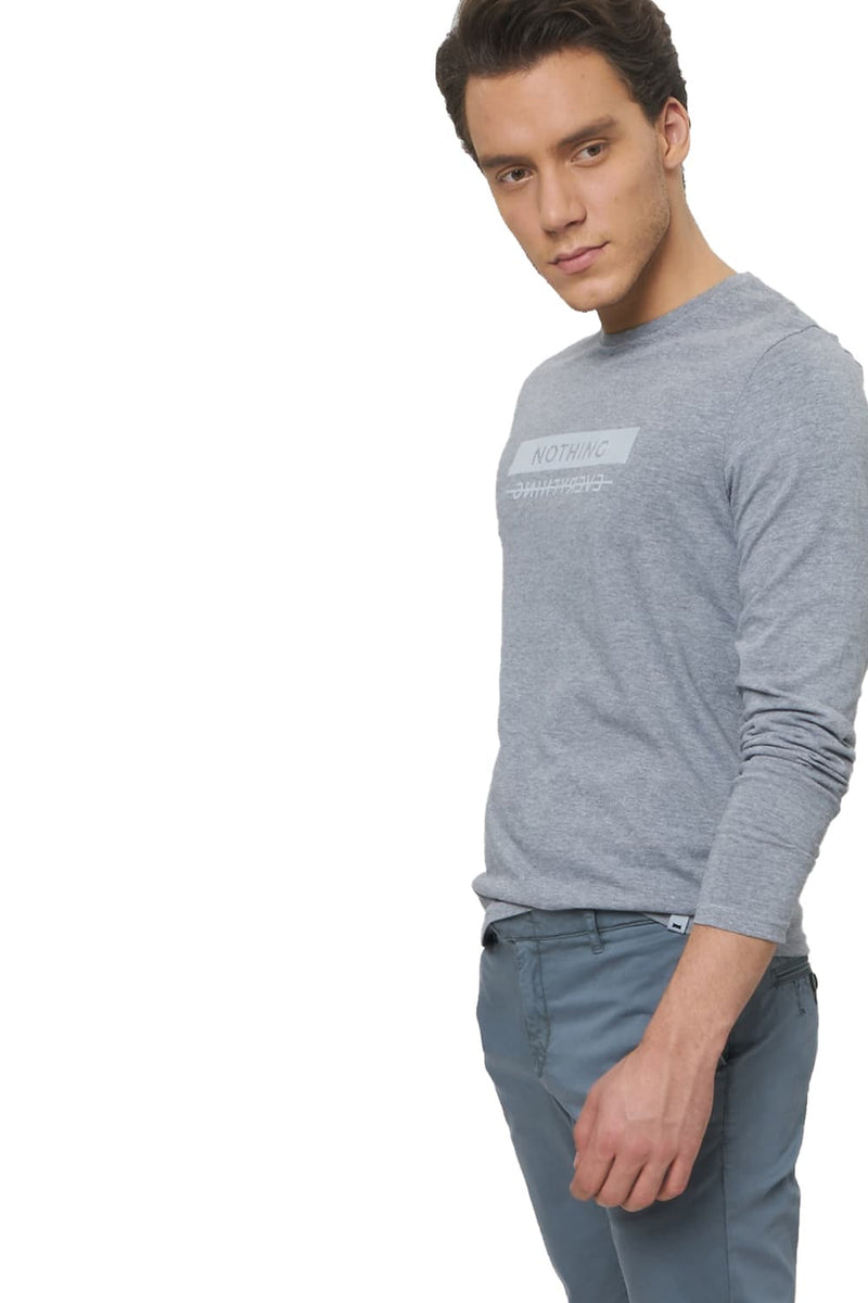 BASICS MUSCLE FIT CREW NECK T SHIRT