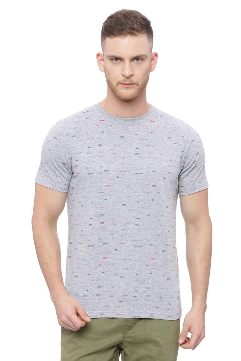 BASICS MUSCLE FIT CREW NECK T SHIRT