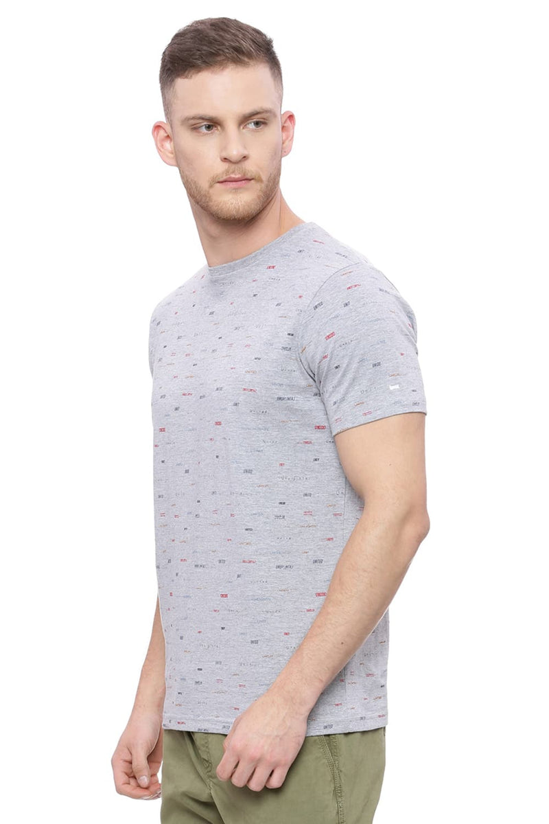 BASICS MUSCLE FIT CREW NECK T SHIRT