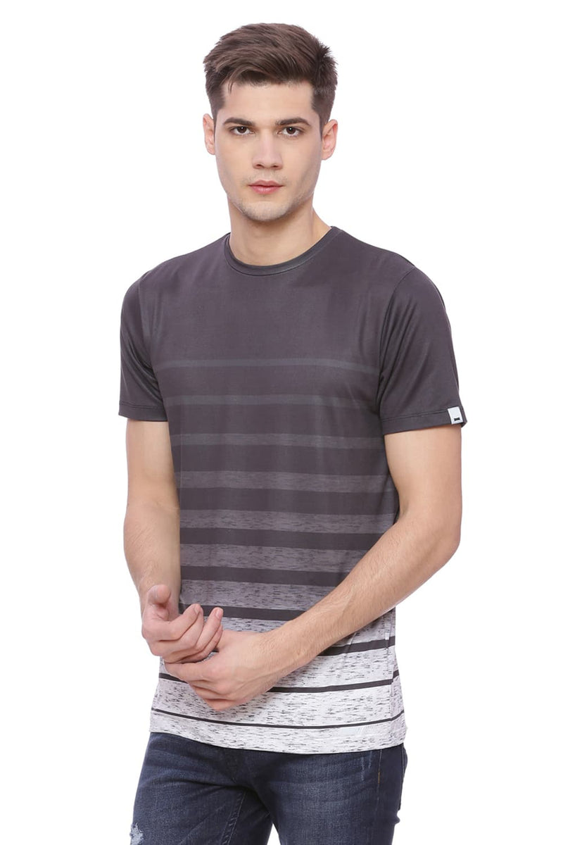 BASICS MUSCLE FIT CREW NECK T SHIRT