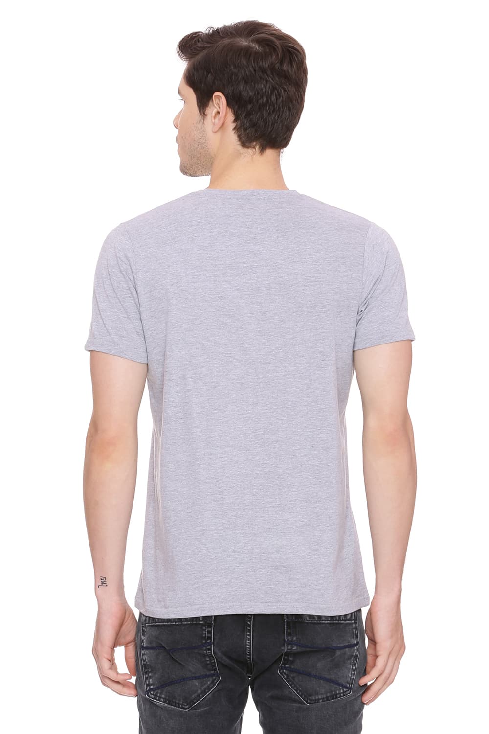 BASICS MUSCLE FIT CREW NECK T SHIRT