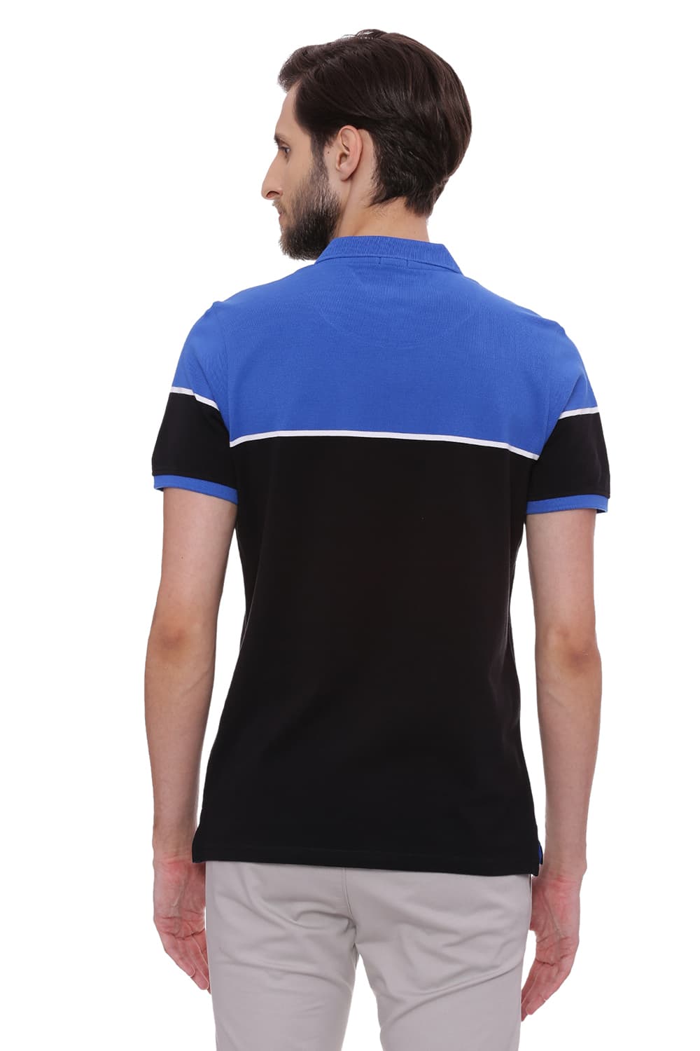 BASICS MUSCLE FIT POLO T SHIRT