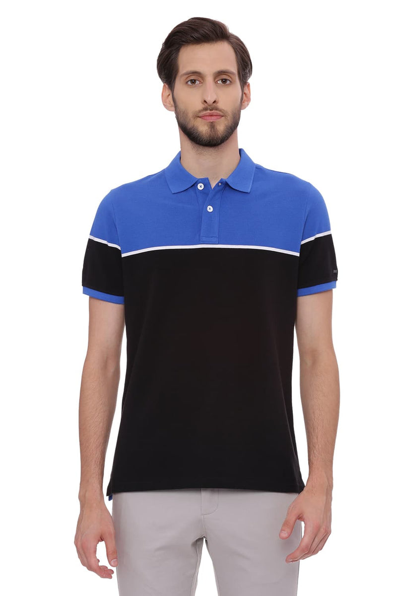 BASICS MUSCLE FIT POLO T SHIRT